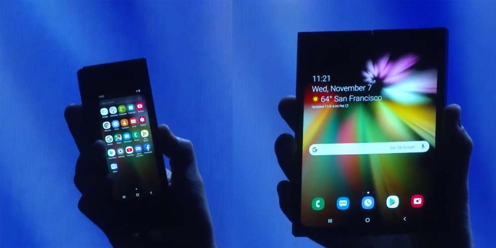 Samsung Perkenalkan Ponsel Layar Lipat